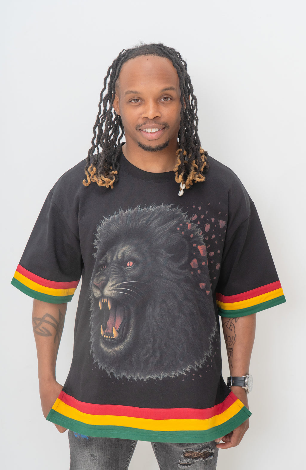 Lion Exaggerated Fit T-Shirt