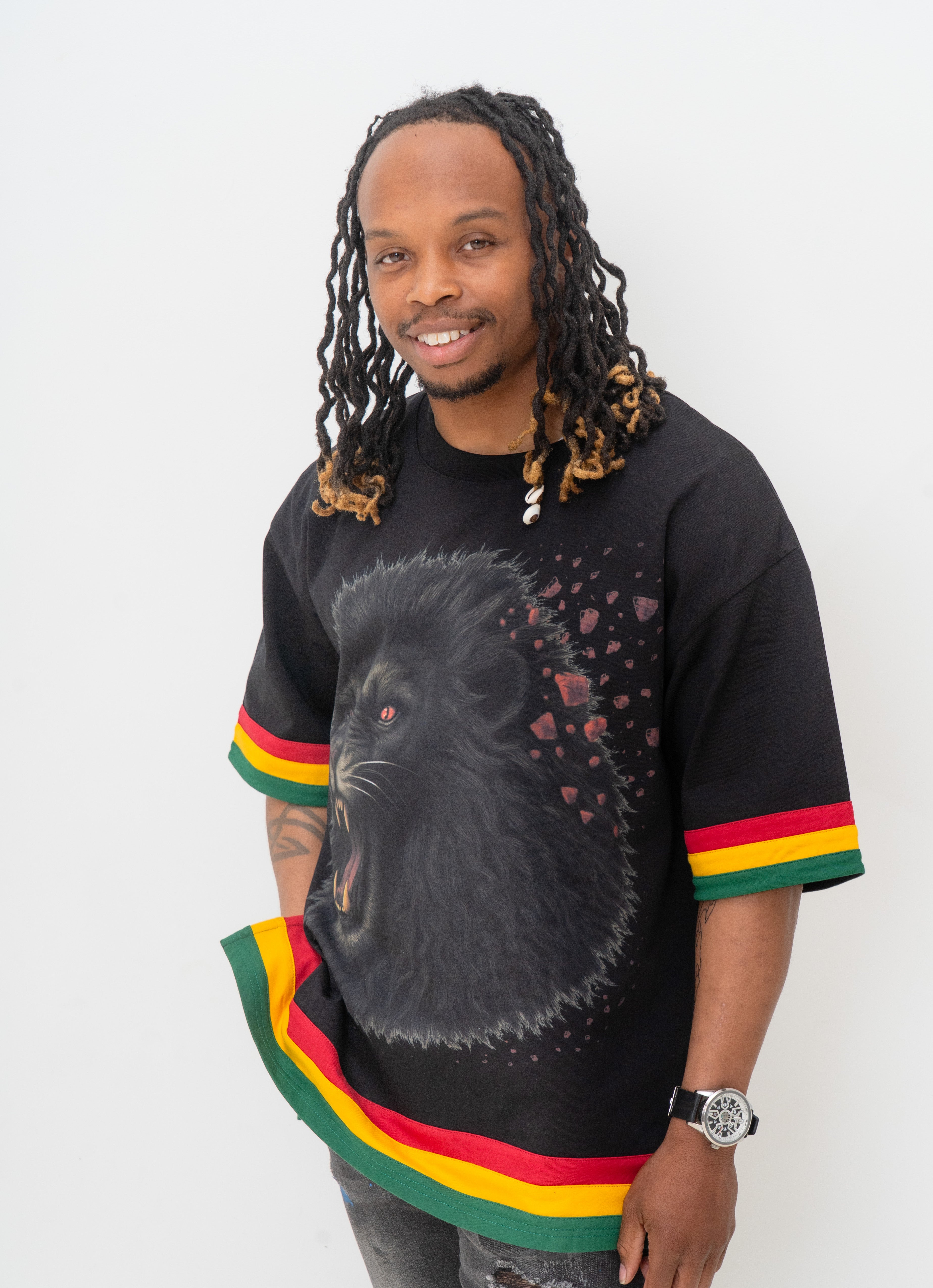 Lion Exaggerated Fit T-Shirt