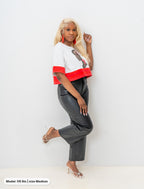African Queen Box Cropped Tee
