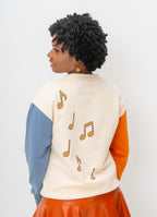 Jazz Ain't Blue Oversized Sweatshirt